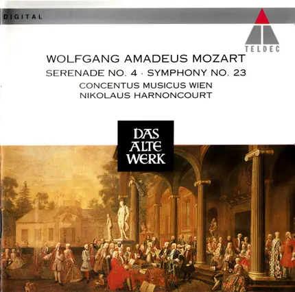 Wolfgang Amadeus Mozart , Concentus Musicus Wien , Nikolaus Harnoncourt - Serenade No. 4 - Symphony No. 23