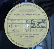 LP - Wolfgang Amadeus Mozart , Das Prager Kammerorchester , Josef Suk - Violinkonzert Nr.3KV216/Nr.4KV218