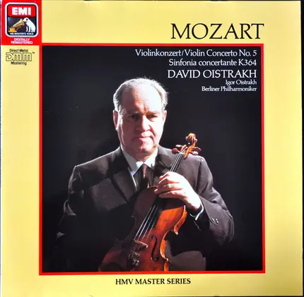 Mozart - Violin Concerto No 5 / Sinfonia Concertante K364