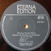 LP - Mozart, Dresdner Philh., Kurt Masur, Annerose Schmidt - Klavierkonzert Es-Dur KV 449 / Klavierkonzert  B-Dur KV 450