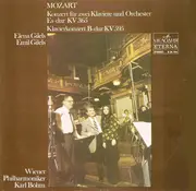 LP - Mozart ,  Gilels , Gilels , Wiener Philh. , Böhm - Konzert Für Zwei Klaviere Und Orchester Es- Dur KV 365/ Klavierkonzert B- Dur KV 595