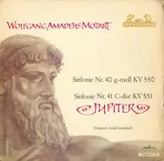 LP - Wolfgang Amadeus Mozart , Erich Leinsdorf - Sinfornie Nr. 40 g-moll KV550 - Sinforie Nr. 41 D-dur KV 551 (Jupiter-Sinfonie