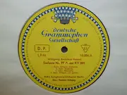 LP - Mozart - Sinfonien Nr. 29 A-Dur - Nr. 41 C-Dur (Jupiter) - Tulip rim / Mono