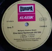 LP - Mozart - Eine Kleine Nachtmusik / Die Moldau / Die Verkaufte Braut. Fr. Smetana
