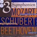 LP - Beethoven / Schubert / Mozart - Symphonie Nr. 5 / Symphonie Nr. 8 / Symphonie Nr. 32
