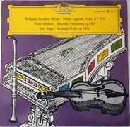 Wolfgang Amadeus Mozart , Franz Schubert , Max Reger - Flöten-Quartett D-Dur KV 285, Blümlein-Variationen Op. 160, Serenade G-Dur Op. 141a