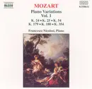 CD - Wolfgang Amadeus Mozart , Francesco Nicolosi - Piano Variations, Vol. 1