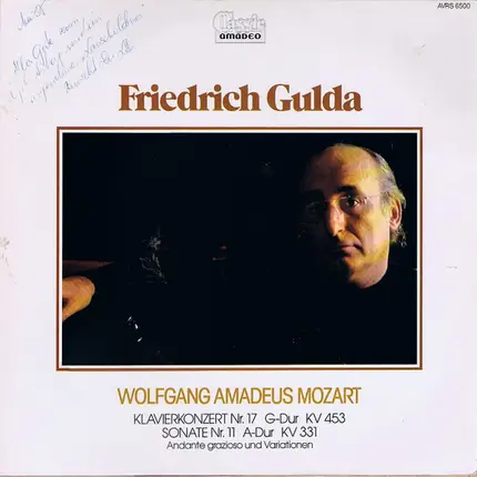 Mozart - Klavierkonzert Nr. 17 G-Dur KV 453, Sonate Nr. 11 KV 331: Andante Grazioso Und Variationen