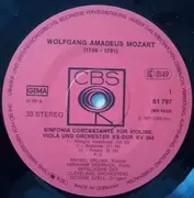 LP - Mozart - Sinfonia Concertante Es-Dur KV 364 / Exsultate, Jubilate KV 165