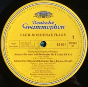 LP - Mozart - 4 Konzerte Für Horn Und Orchester • Nr.1 D-Dur, Kv 412 • Nr.2 Es-Dur, Kv 417 • Nr.3 Es-Dur, Kv447 • Nr.4 Es-Dur, Kv 495