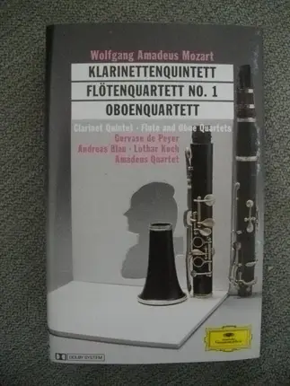 Wolfgang Amadeus Mozart - Klarinettenquintett / Flötenquartett No. 1 / Oboenquartett