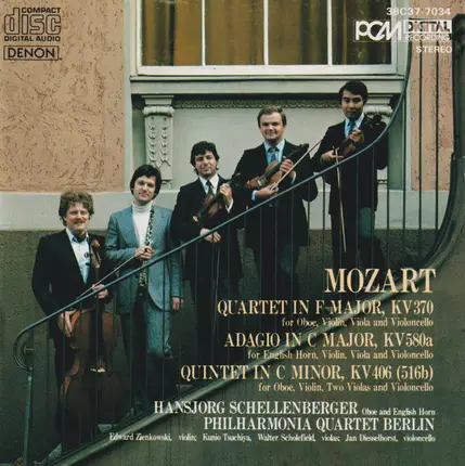Mozart - Quartet In F Major KV370 / Adagio In C Major KV 580a / Quintet In C Minor KV 406 (516b)