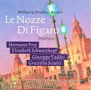 CD - Wolfgang Amadeus Mozart , Hermann Prey , Elisabeth Schwarzkopf , Giuseppe Taddei , Graziella Sciutt - Le Nozze Di Figaro Highlights