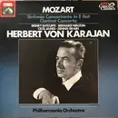 LP - Wolfgang Amadeus Mozart , Herbert von Karajan , Philharmonia Orchestra , Sidney Sutcliffe , Bernard - Sinfonia Concertant in E flat / Clarinet Concerto