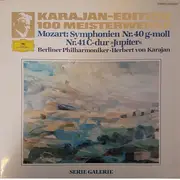 LP - Wolfgang Amadeus Mozart , Herbert von Karajan , Berliner Philharmoniker - Symphonien Nr.40 G-Moll, Nr.41 C-Dur 'Jupiter'