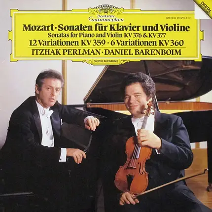Mozart - Sonaten Für Klavier Und Violine (Perlman / Barenboim)