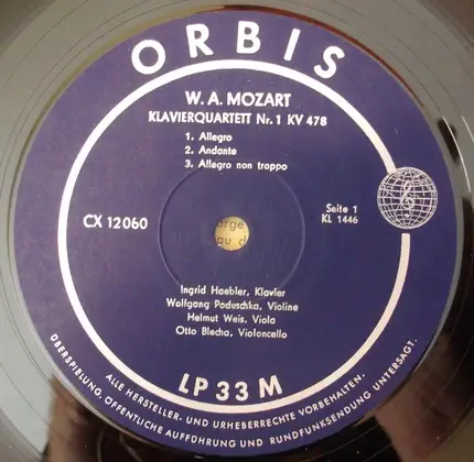 Mozart - Klavierquartett Nr.1 KV 478 & Nr.2 KV 493