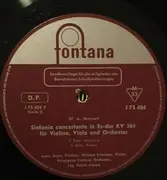 10'' - Mozart - Konzertante Synphonie Es-dur KV 364 für Violine und Viola