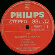 LP - Wolfgang Amadeus Mozart , Jack Brymer , Hubert Barwahser , Osian Ellis , The London Symphony Orches - Concertos For Clarinet / For Flute And Harp