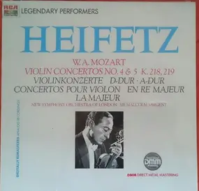 Wolfgang Amadeus Mozart - Violin Concertos No. 4 & 5, K. 218,219 / Violinkonzerte D-dur - A-dur / Concertos Pour Violon En Re