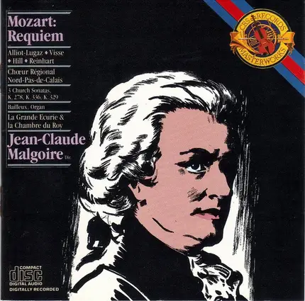Mozart / Jean-Claude Malgoire - Requiem / 3 Church Sonatas, K. 278, K. 336, K. 329