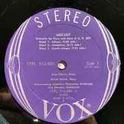 LP - Mozart - Concerto For Flute And Harp, K. 299 / Fantasia For Mechanical Organ, K. 608 / Adagio For Glass Harmonica Solo, K. 617a
