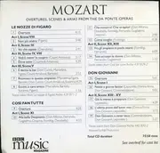 CD - Mozart - The Da Ponte Operas - Overtures, Scenes & Arias