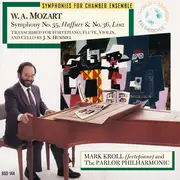 CD - Wolfgang Amadeus Mozart , Johann Nepomuk Hummel , Mark Kroll , The Parlor Philharmonic - Symphonies for Chamber Ensemble / Symphony No. 35, Haffner & No. 36, Linz