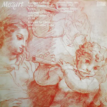 Wolfgang Amadeus Mozart , Johannes Walter , Kurt Mahn , Staatskapelle Dresden , Herbert Blomstedt - Konzert Für Flöte Und Orchester G-dur KV 313, Konzert Für Flöte Und Orchester C-dur KV 315, Konzert