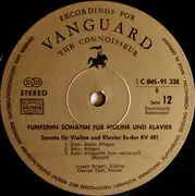 LP-Box - Mozart - Szell - Fünfzehn Sonaten Für Violine Und Klavier - Hardcoverbox + Insert