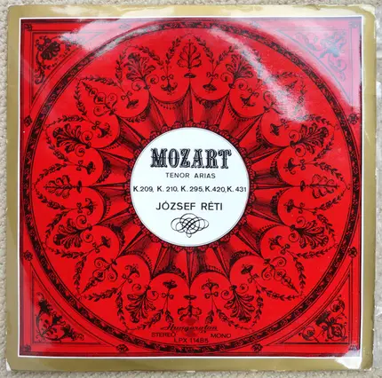 Mozart / József Réti - Tenor Arias K.209, K.210, K.295, K.420, K.431.
