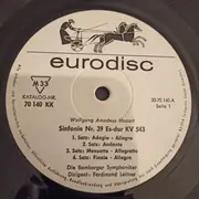 LP - Mozart - Sinfonie Nr. 39 Es-dur KV 543 / Konzert Für Klarinette Und Orchester A-dur KV 622 - Mono