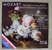 LP - Wolfgang Amadeus Mozart , Klaus Thunemann , Thomas Friedli , Edmond De Stoutz , Zürcher Kammerorche - Fagottkonzert B-dur, KV 191 / Klarinettenkonzert A-dur, KV 622 - gatefold