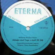 10'' - Mozart / Beethoven - Adagio Und Fuge C-moll KV 546 / Große Fuge B-dur Op. 133