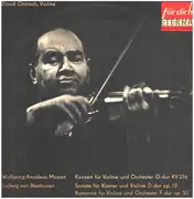 LP - Wolfgang Amadeus Mozart , Ludwig van Beethoven , David Oistrach - Konzert Für Violine Und Orchester G-Dur KV 216 / Sonate Für Klavier Und Violine D-Dur Op. 12 / Romanze Für Violine Und Orchester F-Dur Op. 50 - Signed by Evelyn Richter