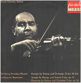 Wolfgang Amadeus Mozart - Konzert Für Violine Und Orchester G-Dur KV 216 / Sonate Für Klavier Und Violine D-Dur Op. 12 / Roma