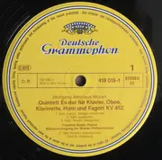 LP - Mozart / Beethoven - Quintette Für Klavier, Oboe, Klarinette, Horn Und Fagott