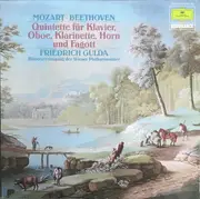 LP - Mozart / Beethoven - Quintette Für Klavier, Oboe, Klarinette, Horn Und Fagott