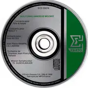 CD - Wolfgang Amadeus Mozart , Lily Laskine , Jean-Pierre Rampal , Jean-François Paillard , Wiener Symph - Concerto Pour Flûte & Harpe KV 299 Ut Majeur, Concerto Pour Flûte N°1 KV 313 Sol Majeur, Andante Pour Flûte & Orchestre KV 315 Ut Majeur