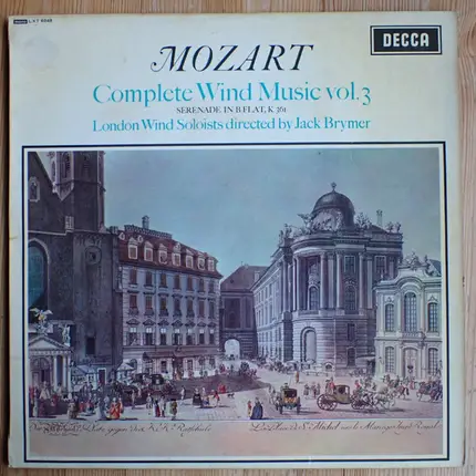 Wolfgang Amadeus Mozart , London Wind Soloists Directed By Jack Brymer - Complete Wind Music Vol. 3