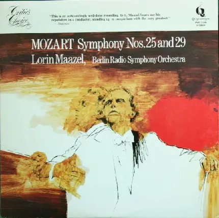 Wolfgang Amadeus Mozart/ Lorin Maazel , Radio-Symphonie-Orchester Berlin - Symphony Nos. 25 in G minor,  K. 183  And 29 in A, K. 201