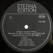 LP - Mozart - Hornquintett Es-dur KV 407 / Oboenquartett F-dur KV 370