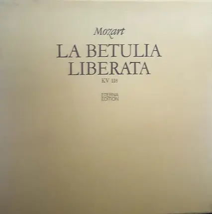 Mozart - La Betulia Liberata
