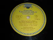 10'' - Mozart / R. Strauss - Eugen Jochum - Eine Kleine Nachtmusik KV 525 / Der Rosenkavalier (Walzerfolgen) / Schlagobers (Walzer) - Mono / Tulip