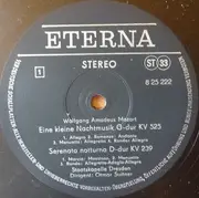 LP - Mozart - Eine Kleine Nachtmusik G-Dur KV 525 / Serenata Notturna D-Dur KV 239 / Sinfonie A-Dur KV 201 - Black Labels