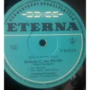 10'' - Wolfgang Amadeus Mozart , Staatskapelle Dresden , Franz Konwitschny - Sinfonie C-dur KV 551 (Jupiter-Symphonie) - Mono Logo on Labels and front of cover