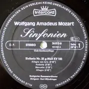 LP - Mozart - Sinfonien Nr. 25 G-Moll Kv 183 / Nr. 28 C-Dur Kv 200