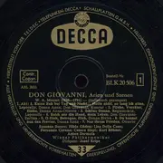 LP - Wolfgang Amadeus Mozart , Suzanne Danco , Hilde Güden , Lisa Della Casa , Fernando Corena , Cesare - Don Giovanni (Arien Und Szenen)