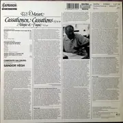 LP - Mozart - Cassationen - Cassations KV 63, 99 Adagio & Fugue KV 546 Vol. 3 - Still Sealed