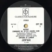 LP - Wolfgang Amadeus Mozart - Symphonies Nos.29&39